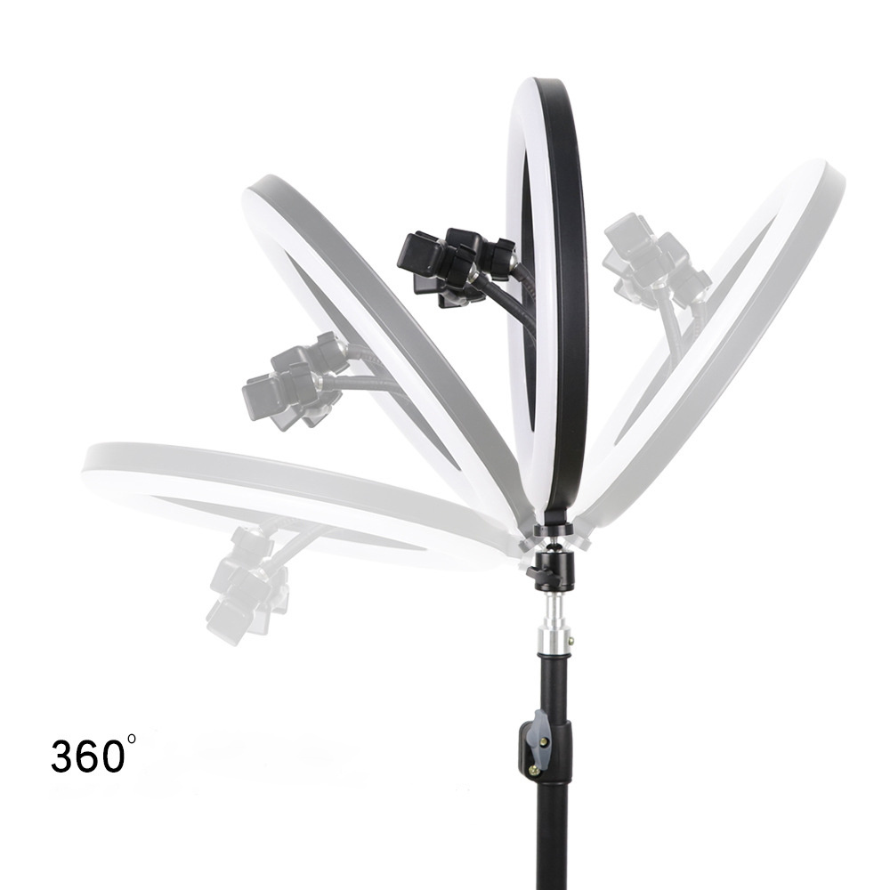 LAMPA PIERŚCIENIOWA LED SELFIE 80W STATYW 220 cm PILOT LAMPA PIERŚCIENIOWA LED SELFIE 80W STATYW 220 cm PILOT