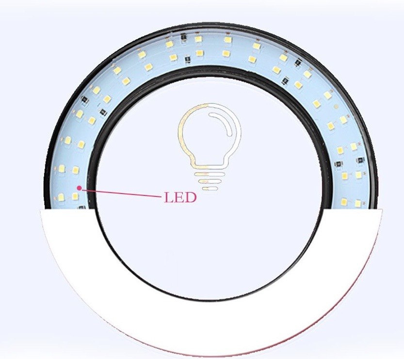 Lampa Pierścieniowa LED 60W RING Statyw 220cm Pilot XX Lampa Pierścieniowa LED 60W RING Statyw 220cm Pilot XX