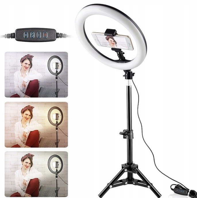 Lampa Pierścieniowa LED 60W RING Statyw 220cm Pilot XX Lampa Pierścieniowa LED 60W RING Statyw 220cm Pilot XX