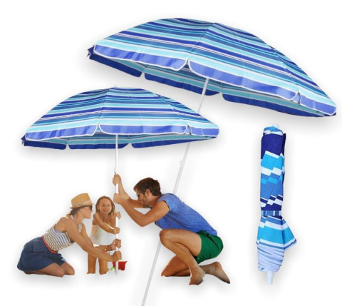 Parasol Plażowy Ogrodowy Składany Duży Składany XL Parasol Plażowy Ogrodowy Składany Duży Składany XL