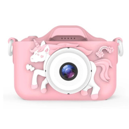 Aparat Cyfrowy dla Dzieci Kamera X7 HD + Karta 32GB SD Wideo Fotograficzny Jednorożec
