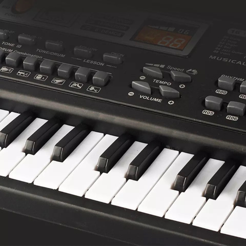 Keyboard dla Dzieci z Mikrofonem ASATO® Pianinko - 61 Klawiszy - Funkcja Nagrywania - 16 Tonacji