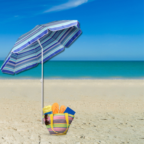 Parasol Plażowy Ogrodowy Składany Duży Składany XL Parasol Plażowy Ogrodowy Składany Duży Składany XL