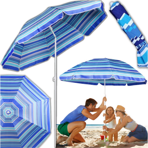 Parasol Plażowy Ogrodowy Składany Duży Składany XL Parasol Plażowy Ogrodowy Składany Duży Składany XL