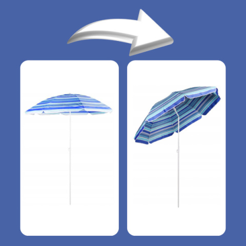 Parasol Plażowy Ogrodowy Składany Duży Składany XL Parasol Plażowy Ogrodowy Składany Duży Składany XL