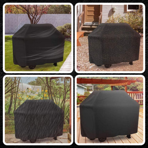 Grill Pokrowiec na Grill Ogrodowy Wodoodporny Mocny Osłona Duży 145x61x117 cm Grill Pokrowiec na Grill Ogrodowy Wodoodporny Mocny Osłona Duży 145x61x117 cm
