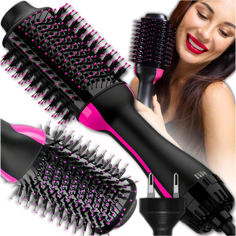 Szczotka Suszarka ASATO® 4w1 - 1000W Jonizacja - Prostownica Lokówka - 3 Poziomy Temperatury Szczotka Suszarka ASATO® 4w1 - 1000W Jonizacja - Prostownica Lokówka - 3 Poziomy Temperatury