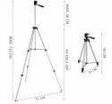 TRIPOD Statyw do Telefonu Selfie Stick Uchwyt PILOT Aparat Kamera 133cm