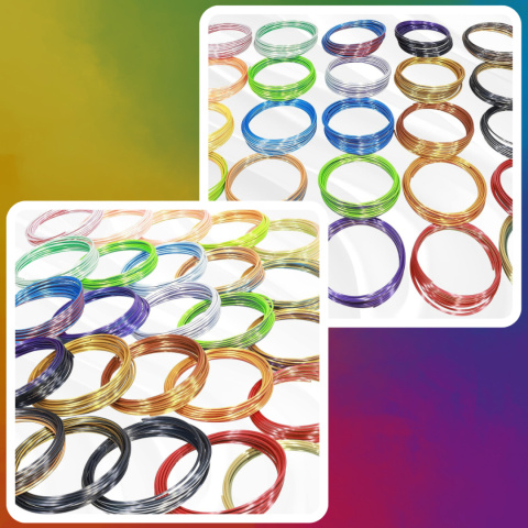 Wkłady Do Długopisu 3D Pla Filament 100 metrów 20 Kolorów