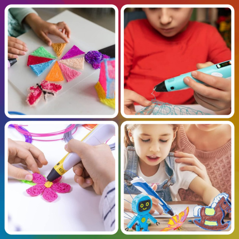 Wkłady Do Długopisu 3D Pla Filament 100 metrów 20 Kolorów