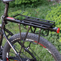Bagażnik Rowerowy Tylny Uniwersalny Aluminiowy 50 kg Na Rower do Sztycy Wytrzymały