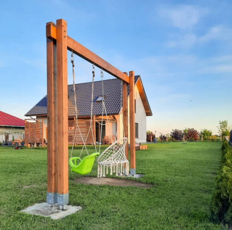 Fotel Bocianie Gniazdo Wiszący + Zestaw do Montażu Boho Bujany Ogrodowy Fotel Bocianie Gniazdo Wiszący + Zestaw do Montażu Boho Bujany Ogrodowy