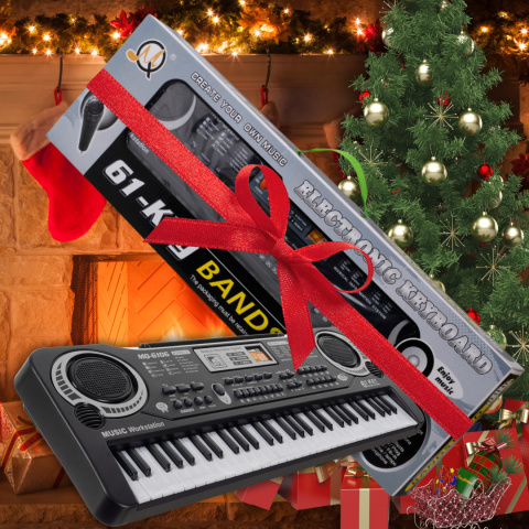 Keyboard dla Dzieci z Mikrofonem ASATO® Pianinko - 61 Klawiszy - Funkcja Nagrywania - 16 Tonacji
