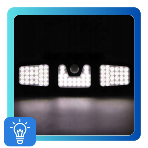 Lampa LED Solarna 3w1 z Czujnikiem Ruchu Zewnętrzna Zmierzchu 74W ASATO® Lampa LED Solarna 3w1 z Czujnikiem Ruchu Zewnętrzna Zmierzchu 74W ASATO®