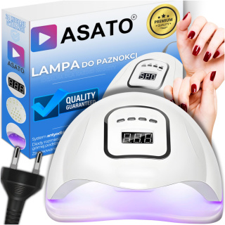 Lampa do Paznokci LED UV do Hybryd Żeli Mocna 120W Hybryd SUN LCD ASATO®