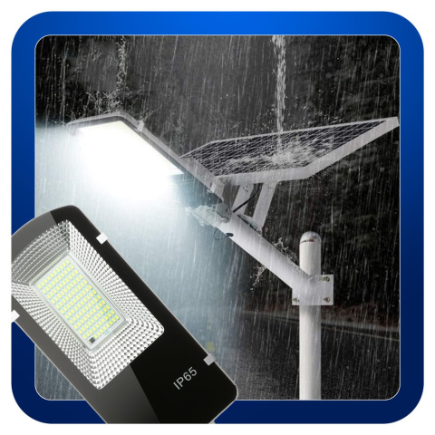 Lampa Uliczna Solarna 2000W DUŻA LATARNIA ze Słupem i Panelem Słonecznym Lampa Uliczna Solarna 2000W DUŻA LATARNIA ze Słupem i Panelem Słonecznym