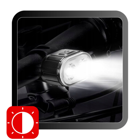 Lampka Rowerowa LED Przód i Tył Mocna z Akumulatorem Na Rower Wodoodporna