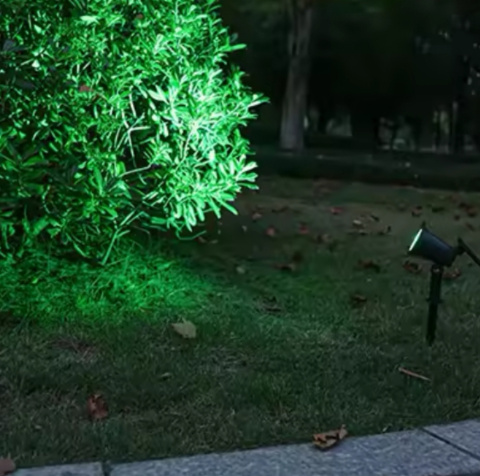 Solarna Lampa Ogrodowa RGB 2w1 LED Wbijana w Ziemię Mocowanie na Ścianę z Regulacją 1500 mAh Solarna Lampa Ogrodowa RGB 2w1 LED Wbijana w Ziemię Mocowanie na Ścianę z Regulacją 1500 mAh