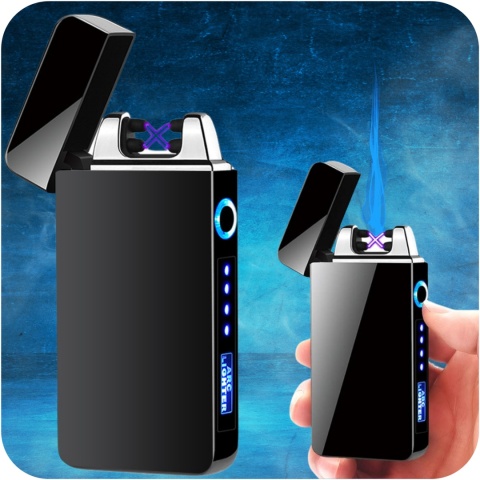 Zapalniczka Plazmowa Elektryczna ASATO® - USB Wodoodporna Wiatroodporna - Podwójny Łuk Zapalniczka Plazmowa Elektryczna ASATO® - USB Wodoodporna Wiatroodporna - Podwójny Łuk