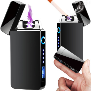 Zapalniczka Plazmowa Elektryczna ASATO® - USB Wodoodporna Wiatroodporna - Podwójny Łuk