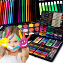 Zestaw Artystyczny do Malowania dla Dzieci 258 el. Zestaw Plastyczny w Walizce