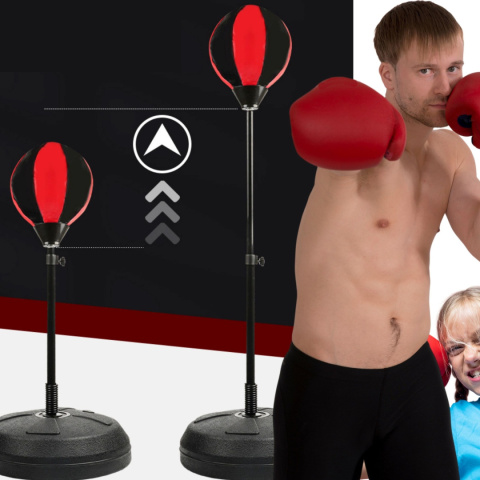 Zestaw Bokserski dla Dzieci ASATO® - Gruszka + Rękawice + Pompka - Regulowana Wysokość 70-104cm Zestaw Bokserski dla Dzieci ASATO® - Gruszka + Rękawice + Pompka - Regulowana Wysokość 70-104cm
