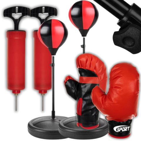 Zestaw Bokserski dla Dzieci ASATO® - Gruszka + Rękawice + Pompka - Regulowana Wysokość 70-104cm Zestaw Bokserski dla Dzieci ASATO® - Gruszka + Rękawice + Pompka - Regulowana Wysokość 70-104cm