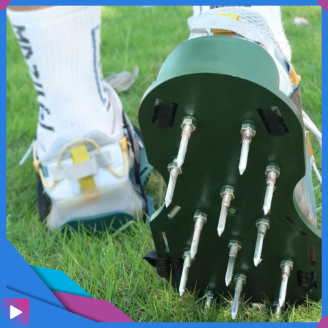 Aerator Ogrodowy Do Trawy Trawnika ASATO® - Metalowe Kolce 3,5cm - 2 Nakładki na Buty - Uniwersalny Aerator Ogrodowy Do Trawy Trawnika ASATO® - Metalowe Kolce 3,5cm - 2 Nakładki na Buty - Uniwersalny