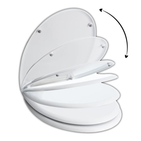 Deska Sedesowa Wolnoopadająca Duroplast 0041-3 Uniwersalna Klapa WC Twarda pasuje do Cersanit Koło Roca Deska Sedesowa Wolnoopadająca Duroplast 0041-3 Uniwersalna Klapa WC Twarda pasuje do Cersanit Koło Roca