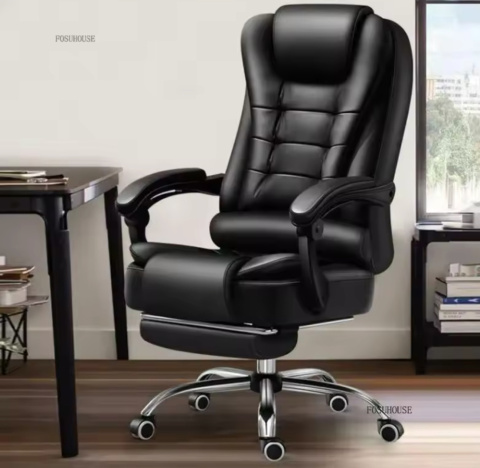 Fotel Biurowy Obrotowy ASATO® - Ergonomiczny z Podnóżkiem - Eko Skóra - Funkcja Leżanki 150° Fotel Biurowy Obrotowy ASATO® - Ergonomiczny z Podnóżkiem - Eko Skóra - Funkcja Leżanki 150°