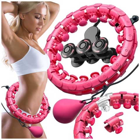 Hula Hop Odchudzające z Obciążeniem i Masażer z Wypustkami FIT