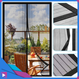 Moskitiera na Drzwi Balkonowe Magnetyczna ASATO® - 100x210cm 18 Magnesów - Bezszwowe Uszczelnienie - Montaż 5 Min