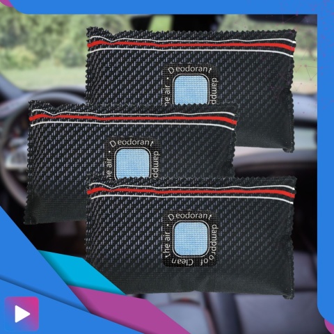 Pochłaniacz Wilgoci do Auta Samochodu Zestaw 3szt. Wydajność do 850 ml wody