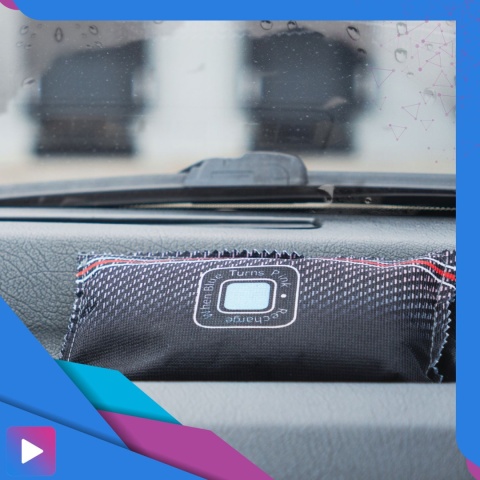 Pochłaniacz Wilgoci do Auta Samochodu Zestaw 3szt. Wydajność do 850 ml wody