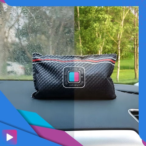 Pochłaniacz Wilgoci do Auta Samochodu Zestaw 3szt. Wydajność do 850 ml wody