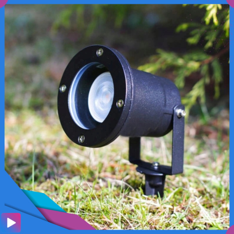 Reflektor Ogrodowy Lampa ogrodowa Wbijana Zestaw 2 sztuk + żarówki Szczelny Korpus Reflektor Ogrodowy Lampa ogrodowa Wbijana Zestaw 2 sztuk + żarówki Szczelny Korpus