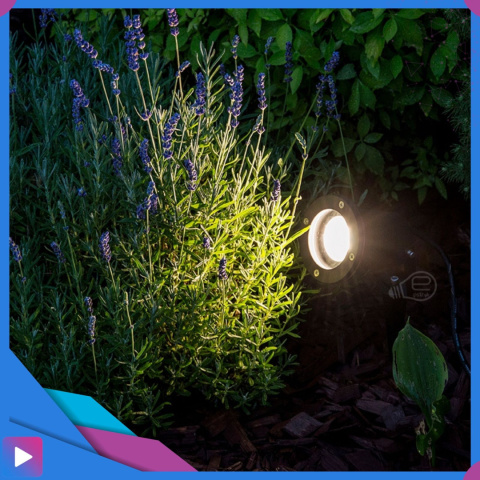 Reflektor Ogrodowy Lampa ogrodowa Wbijana Zestaw 2 sztuk + żarówki Szczelny Korpus Reflektor Ogrodowy Lampa ogrodowa Wbijana Zestaw 2 sztuk + żarówki Szczelny Korpus