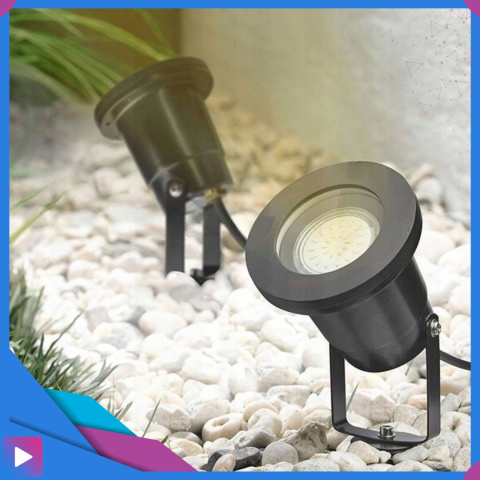 Reflektor Ogrodowy Lampa ogrodowa Wbijana Zestaw 2 sztuk + żarówki Szczelny Korpus Reflektor Ogrodowy Lampa ogrodowa Wbijana Zestaw 2 sztuk + żarówki Szczelny Korpus