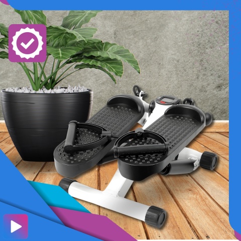 Stepper Skrętny z Linkami Steper Do Ćwiczeń z Linkami Ekspanderami + licznik LCD