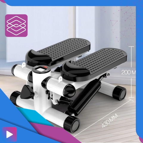 Stepper Skrętny z Linkami Steper Do Ćwiczeń z Linkami Ekspanderami + licznik LCD