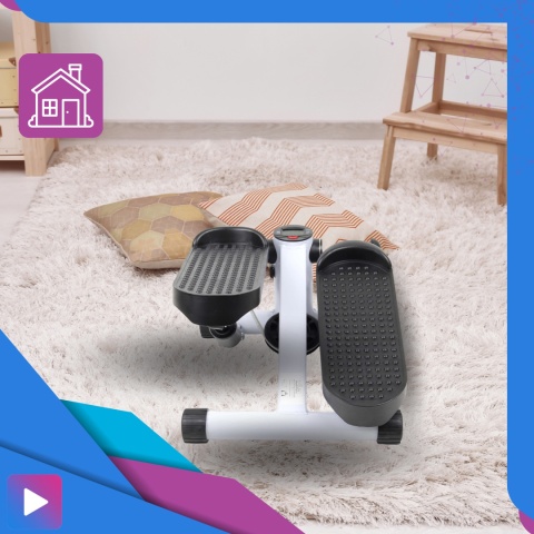 Stepper Skrętny z Linkami Steper Do Ćwiczeń z Linkami Ekspanderami + licznik LCD