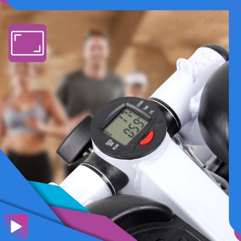 Stepper Skrętny z Linkami Steper Do Ćwiczeń z Linkami Ekspanderami + licznik LCD