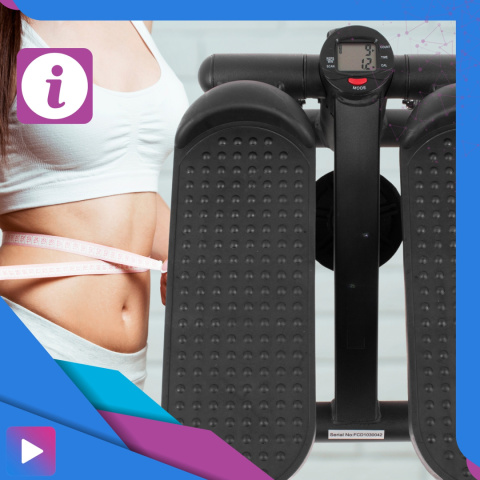 Stepper Steper Do Ćwiczeń z Linkami + licznik LCD Stepper Steper Do Ćwiczeń z Linkami + licznik LCD