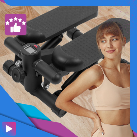 Stepper Steper Do Ćwiczeń z Linkami + licznik LCD Stepper Steper Do Ćwiczeń z Linkami + licznik LCD