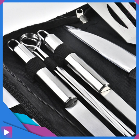 Zestaw Akcesoriów Grillowych 9w1 ASATO® - Stal Nierdzewna - W Etui - Szpikulce Szczypce Profesjonalny Zestaw Zestaw Akcesoriów Grillowych 9w1 ASATO® - Stal Nierdzewna - W Etui - Szpikulce Szczypce Profesjonalny Zestaw
