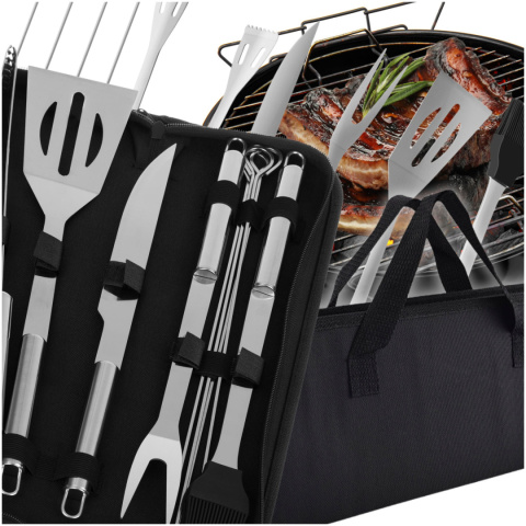Zestaw Akcesoriów Grillowych 9w1 ASATO® - Stal Nierdzewna - W Etui - Szpikulce Szczypce Profesjonalny Zestaw Zestaw Akcesoriów Grillowych 9w1 ASATO® - Stal Nierdzewna - W Etui - Szpikulce Szczypce Profesjonalny Zestaw