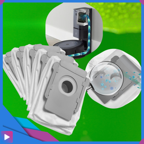 10x Zestaw Worki do iRobot Roomba Zamienniki do Stacji Opróżniajacej 10x Zestaw Worki do iRobot Roomba Zamienniki do Stacji Opróżniajacej