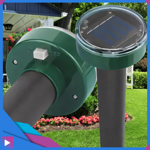 Odstraszacz Na Krety Gryzonie Nornicec ASATO® - Solarny Zestaw 4 szt. - Zasięg 3400m² - IP44 Wodoodporny Odstraszacz Na Krety Gryzonie Nornicec ASATO® - Solarny Zestaw 4 szt. - Zasięg 3400m² - IP44 Wodoodporny