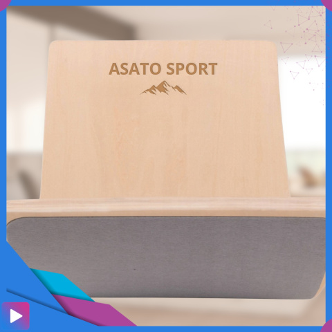 Deska Do Balansowania Montessori ASATO® Drewniana Dla Dzieci z Filcem do 200kg - CE Deska Do Balansowania Montessori ASATO® Drewniana Dla Dzieci z Filcem do 200kg - CE