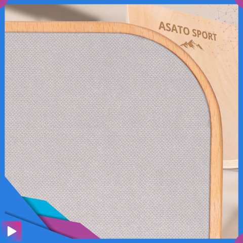 Deska Do Balansowania Montessori ASATO® Drewniana Dla Dzieci z Filcem do 200kg - CE Deska Do Balansowania Montessori ASATO® Drewniana Dla Dzieci z Filcem do 200kg - CE